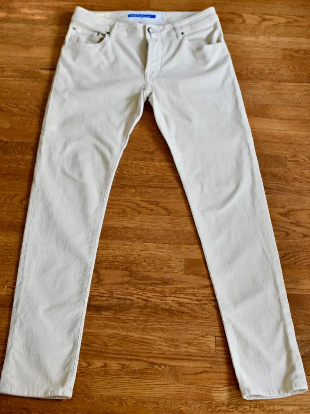 Jacob Cohen - Nick Corduroy Chino Trousers in Almond Milk